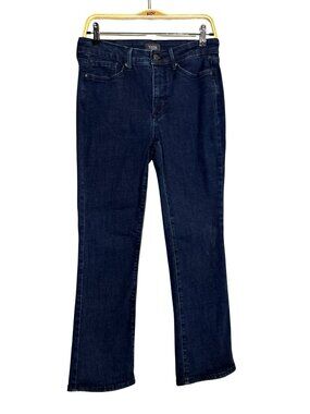 NYDJ Billie Mini Bootcut Jeans Lift Tuck Technology Dark Wash Size 6P